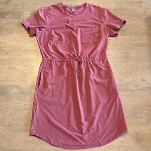 Womens size Small S Sm Eddie Bauer Depature Dress w/ pockets lightweight travel